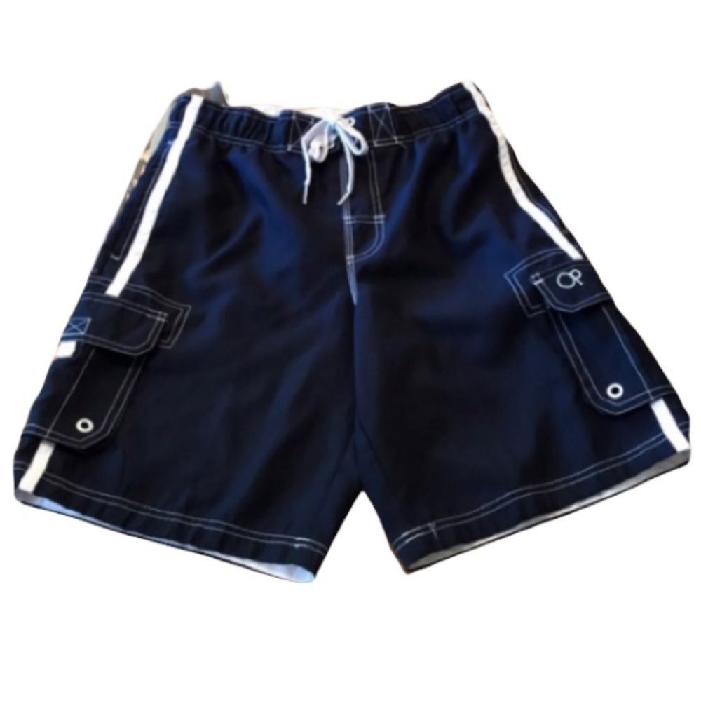 OP Board Shorts Swim Trunks Navy Blue Sz 28-30